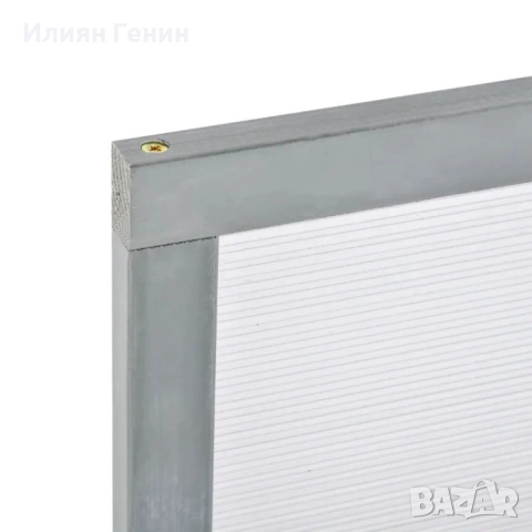 Оранжерия Outsunny от дърво и поликарбонат, снимка 8 - Оранжерии - 51939617