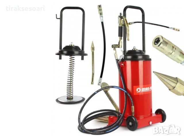Крачна помпа за гресиране 15 литра Такламит MAR-POL Система за гресиране , снимка 2 - Други инструменти - 42136618