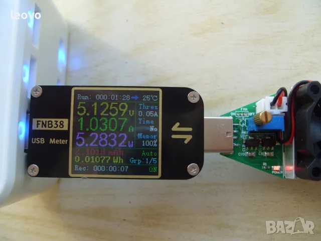 Професионален USB тестер  FNIRSI FNB38.  Българско ръководство, снимка 13 - Друга електроника - 49305192