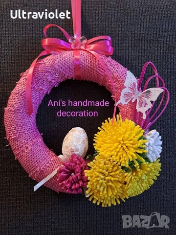 Великденски венци, снимка 2 - Декорация за дома - 54004865