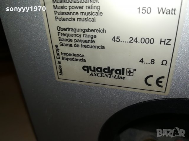 QUADRAL 0708212031, снимка 15 - Тонколони - 33752886