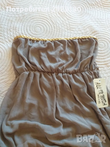 Нежна дълга рокля Made in  Italy S / M, снимка 3 - Рокли - 36469977