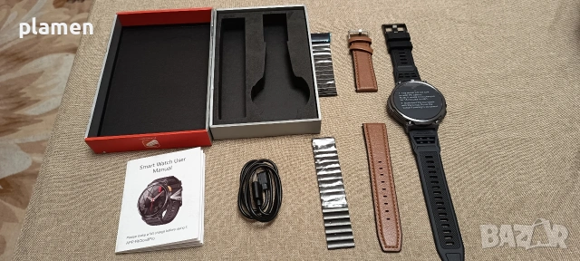 Мъжки смарт часовник/Smart Watch, снимка 2 - Смарт гривни - 53144293