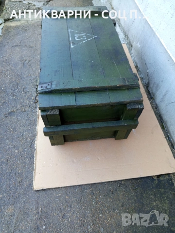 Стар Военен Сандък. Номер 497., снимка 2 - Антикварни и старинни предмети - 53113816