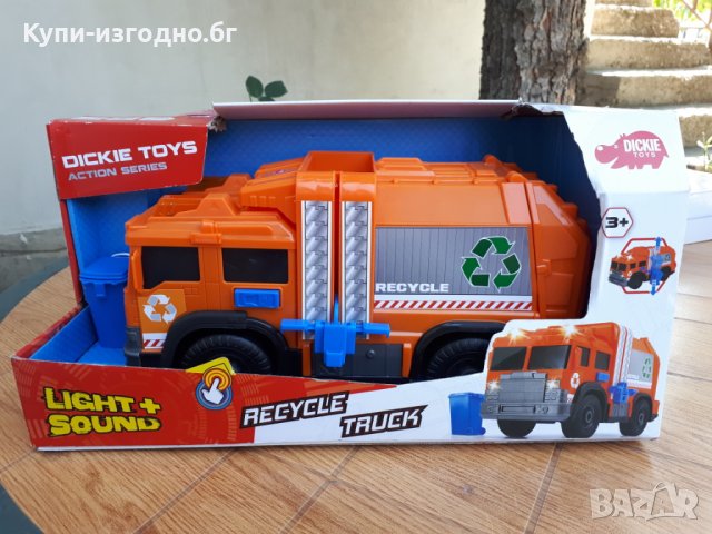  Dickey toys Recycle truck / Камион за боклук , Чисто нов , Внос от Германия, снимка 3 - Коли, камиони, мотори, писти - 30069001