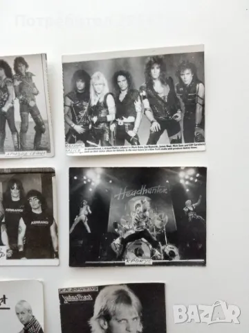 ЛОТ стари картички на метъл групи (лот 12), снимка 3 - Колекции - 49880056