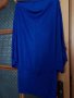 Бляскава свободно падаща блуза в лилаво L XL
