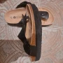 Чехли на платформа, тип Birkenstock, нови 38 естествена кожа и еко, снимка 3