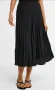 -40% Черна плисирана пола с ластик в талията, снимка 1