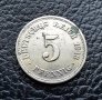 Стара монета 5 пфенига 1913 г. буква  А - Германия -110 годишна !, снимка 10