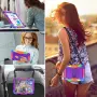 Нов Ipad Удароустойчив калъф за цялостна защита с протектор за екрана, въртяща се на 360° стойка, снимка 4