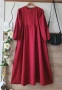 Нова дълга червена рокля , снимка 3