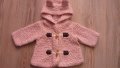 Бебешко палтенце за момиче 86/12-18 мес., снимка 1 - Бебешки якета и елеци - 42693393