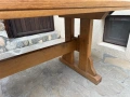 Масивна дъбова маса – 230 см, плот 6 см, снимка 9