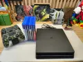 PS4 Slim + 2 контролера + 6 игри – 260 €, снимка 2