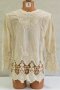 Дамска памучна блуза в бежово Rosalita Mc Gee - M, снимка 3