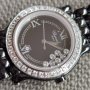 Дамски луксозен часовник Chopard  Happy Sport&Diamonds HIGH-TECH CERAMICS SCRATCH PROOF , снимка 2