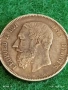 Сребърна монета 5 франка 1869г. Белгия Крал Леополд втори за КОЛЕКЦИЯ 52733, снимка 10