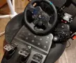 Като НОВ! Волан Logitech G923 TRUEFORCE + Педали + Лост + USB Ръчна (Ползван 2 мес.), снимка 1