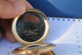 Швейцарски джобен позлатен часовник "BWC ''  52 мм, снимка 13
