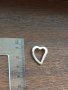 Сребърна висулка сърце , снимка 1 - Колиета, медальони, синджири - 34142345