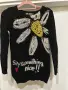 Черен пуловер Desigual с пайети „Say something nice“ (размер S) , снимка 3