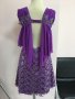 Официална лилава рокля, снимка 3
