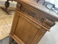 Масивна ретро креденца / бюфет с дърворезба и заключващи се чекмеджета, снимка 10