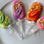 24 бр Прозрачни пластмасови пръчки пръчици за близалки клечки клечици лолипопс cake pops Cakepops, снимка 4