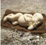 3D новородено бебе смучи ръка силиконов молд форма за украса торта сладки с фондан пита, снимка 2