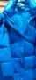 Дамско зимно яке с голям пух на качулката,турско синьо,дължина 80,гръдна 125, снимка 4