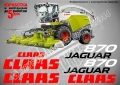 CLAAS Jaguar 870 стикери надписи, снимка 1