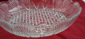 ретро стъклена купа фруктиера елипса , снимка 5