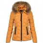 ТОП ЦЕНА Дамско зимно шушляково яке – 4089 качулка с естествен пух от лисица, снимка 2