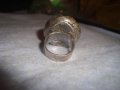 ПОСРЕБРЕН ВИНТИДЖ АРТ ПРЪСТЕН ХЕНД-МЕЙД ДИЗАЙНЕРСКИ УНИКАТ 27686, снимка 4
