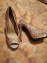Уникални официални дамски  обувки с 14 см. токче (обувани са един път) 39 номер , снимка 6