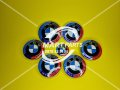 Сет емблеми за Бмв Юбилейна серия Бмв лого Bmw M power e39 e46 e60 e90 e61 e91 e30 X5 X3 X6, снимка 2