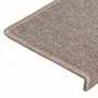 vidaXL Изтривалки за стълби 15 бр. 65x21x4 см светлокафяви с правоъгълен кант, снимка 6