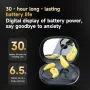 Отворени спортни Bluetooth 5.4 слушалки с LED калъф и огледало, снимка 5