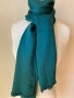 Тъмнозелен шал от сатен, снимка 6