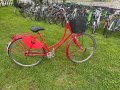 Червено дамско колело 28 цола, снимка 1 - Велосипеди - 44462011