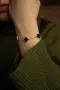 Златен черен комплект Van cleef , снимка 7