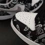 Nike Air Jordan 1 Low Bandana Grafitti Black White Grey Обувки Маратонки Кецове Номер 39 Размер Нови, снимка 3