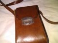 Чанта за врата през рамо естествена кожа за разни неща 160х90х40мм, снимка 2