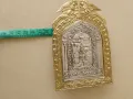 Миниатюрна икона  сребърно покритие 950 и 24k златно покритие, снимка 5