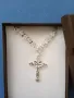 Масивен, сребърен ланец. 5 различни варианта с кръст. Поставен в луксозна подаръчна кутия., снимка 2