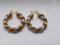 Vintage обеци в два цвята, снимка 2