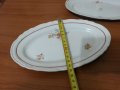 Стар български порцелан плато елипса, снимка 9