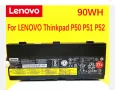 Lenovo Thinkpad P50 P51 P52 00NY490 00NY491 00NY492 00NY493 , 100% оригинална батерия 92% капацитет, снимка 1