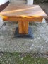 Стара маса направена от бряст, снимка 7